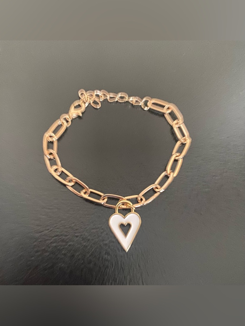 Heart Charm Bracelet - New